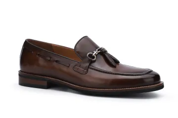 Business Casual Shoes Slip on Mens Loafers Leather