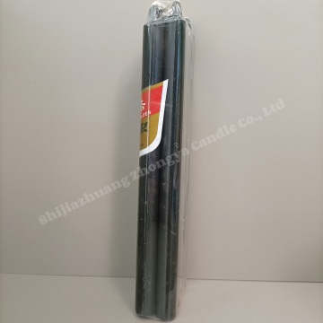 Wholesale religious black stick candles custom label candle