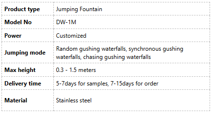 jumping fountain