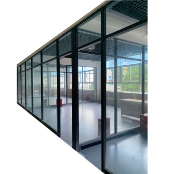Fast Installation Aluminum Frame Tempered Glass Room Dividers & Partition Walls