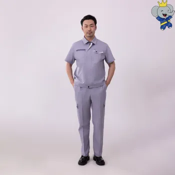 Soft Grey Sweat-Resistant Anti-Static Fabric