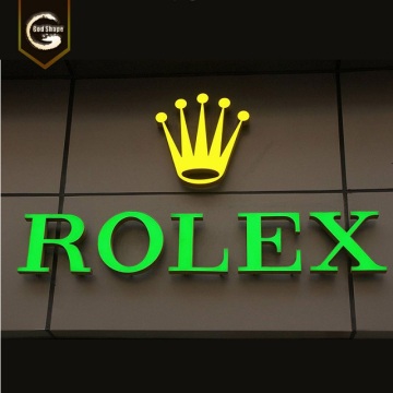 Halo-Lit 3D Design Custom Led Illuminated Logo Sign