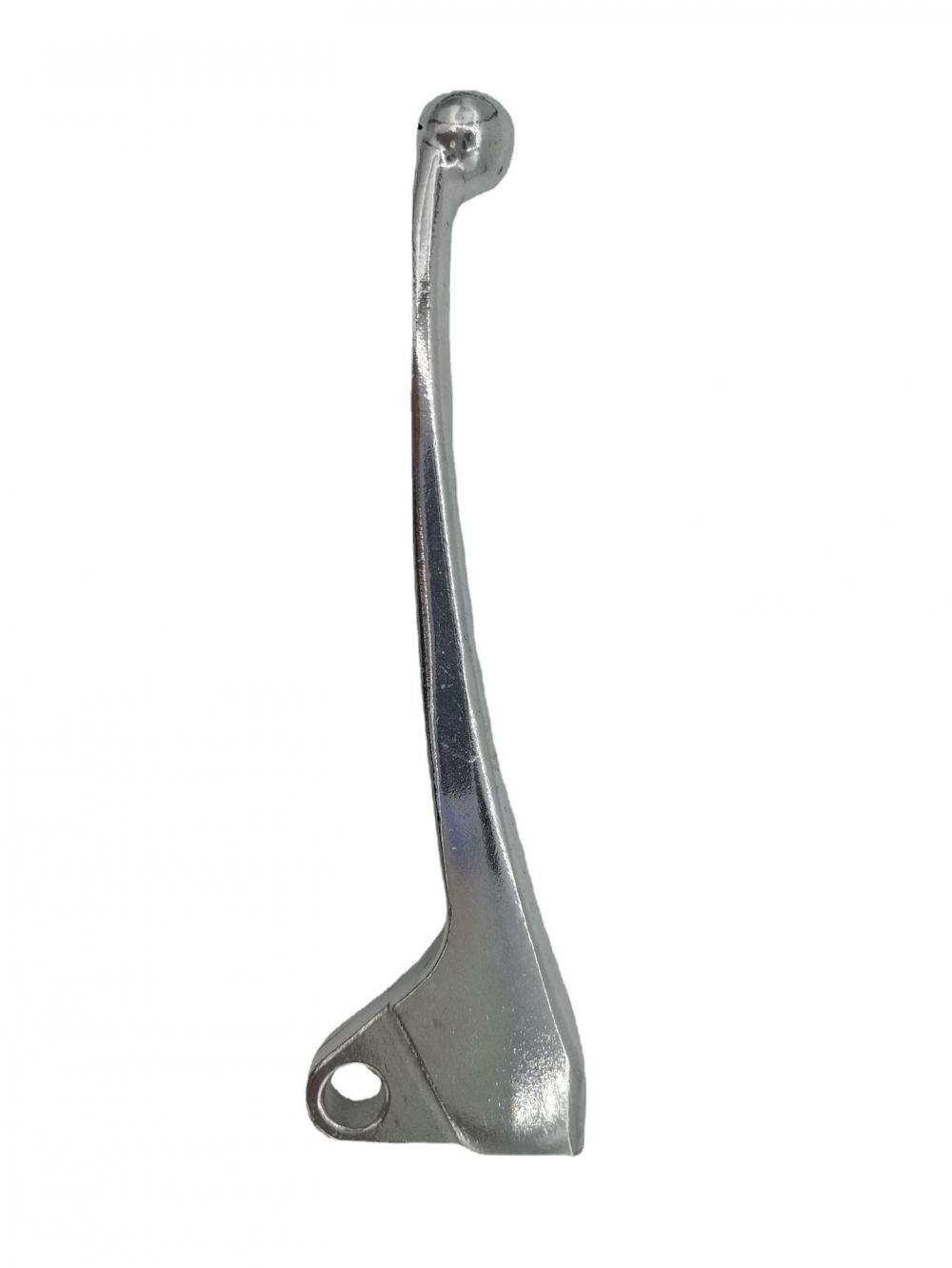 Motorcycle starting steering handle lever