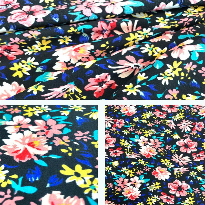 50 Viscose 50 Rayon Amunzen Printing Shirts Fabric