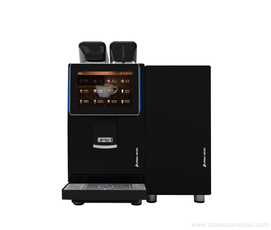 Fully automatic coffee maker with milk cooler