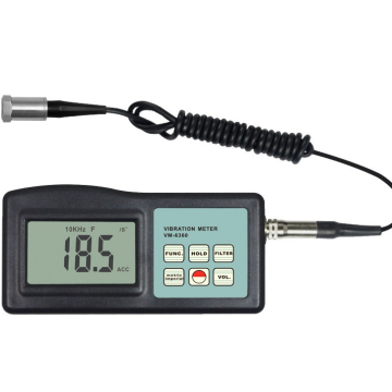 Medidor de vibración de alta precisión VM-6360 para una medición de vibración precisa