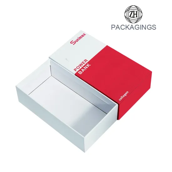 Custom logo printed greyboard lid and base box