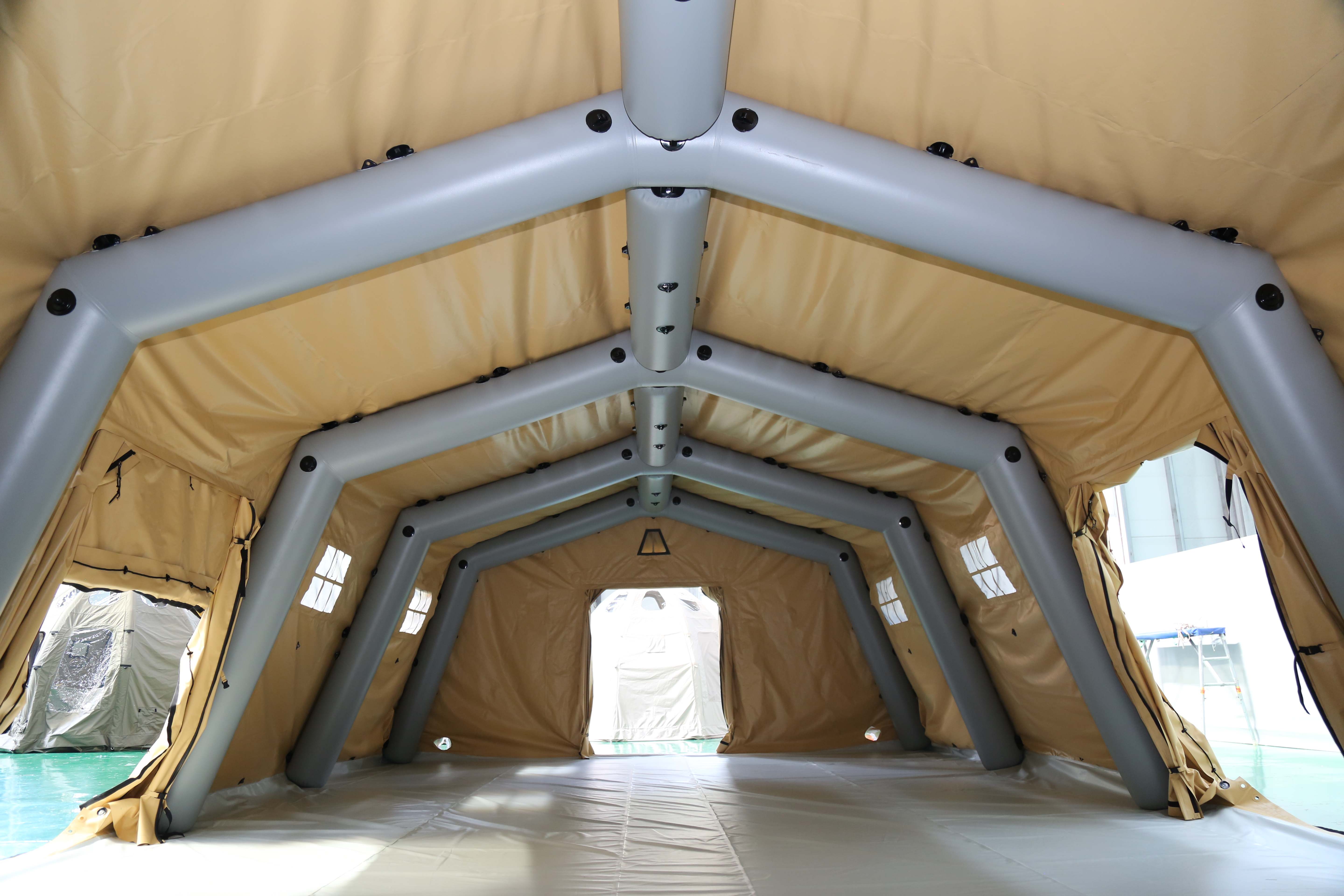 sand tent inside