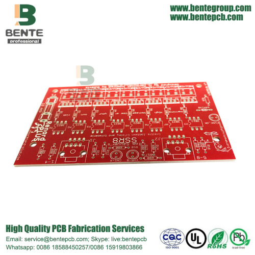 Protótipo de PCB Tinta Vermelha