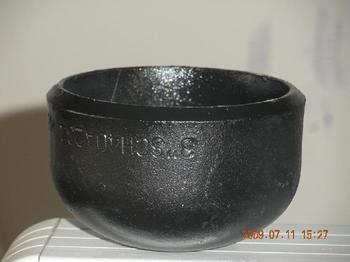 Μαύρο Carbon Steel Pipe End Cap