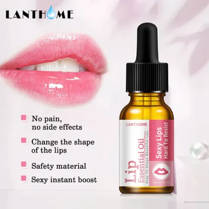 Natural Lip Serum: Full Lip Transparent Moisturizing Lip Gloss Oil