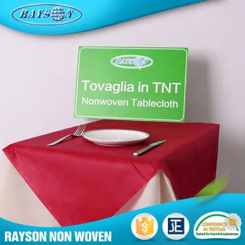 China Manufacturer Hot Sale Protect Table Cloth Pp Nonwoven