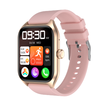 1,96 inch touchscreen waterdicht Smart Watch met slaapmonitor en hartslag
