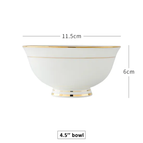 Professional Design Salad Small Round Porcelain Bowls