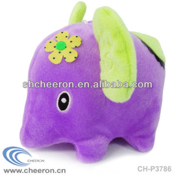 Fashion color plush toy Plush purple elephant