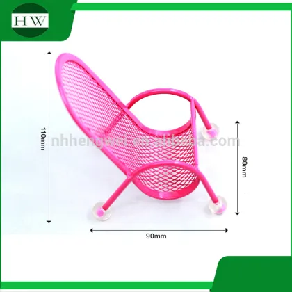 creative colorful chair shape desktop mobile phone stand holder