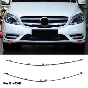 High Quality Front Bumper Fog Lamp Lower Chrome Strip for Mercedes-Benz B-Class W246