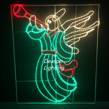 Christmas Angel Motif Lights: Decorative Outdoor and Indoor Options