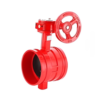DN100 Fire Turbine Signal Butterfly Valve