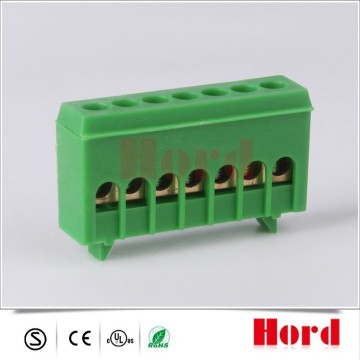 6x9 mm 7 hole in insulator Brass Terminal Block