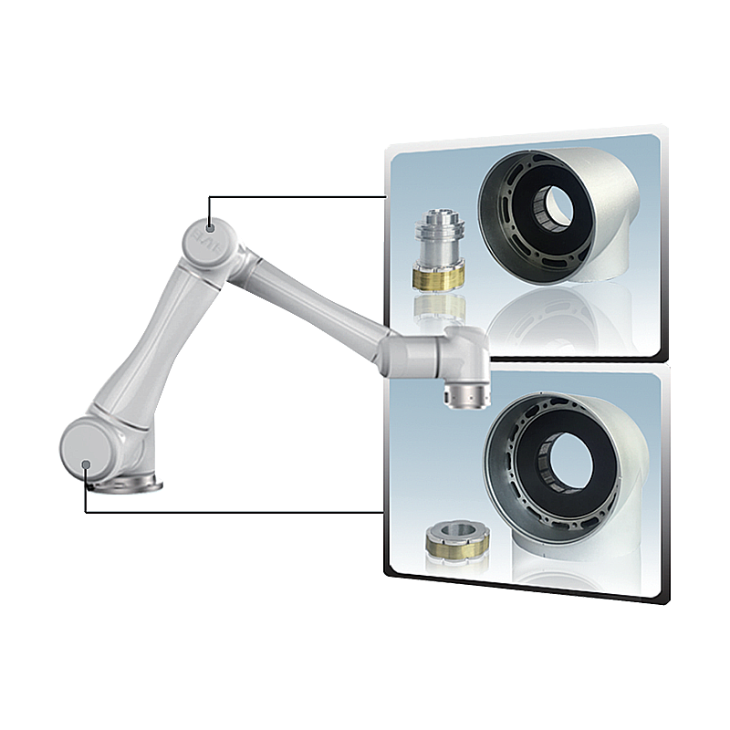 Tandem arm robot low speed servo motor