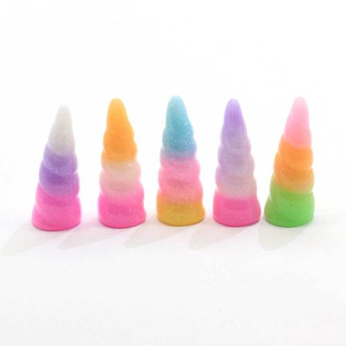 24mm 3D Resin Mini Horn Resins DIY Jewelry Necklace Hair Accessories Resin Cabochons Decoration