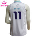 Cheap mesh sublimated basketball top