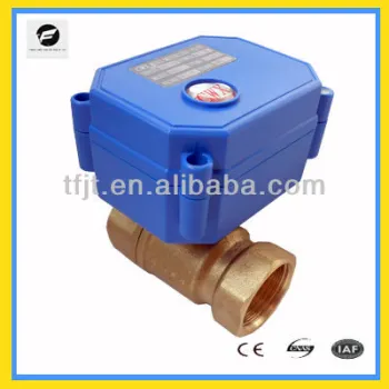 company main produce 2-way DN15 electric control valve for HVAC,water treatment and Fan coil system