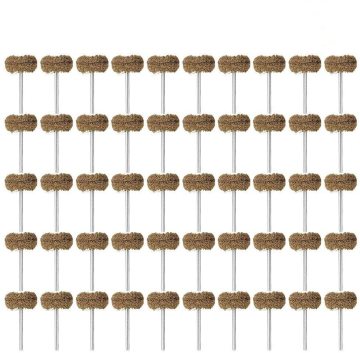 Vibratite Brown Polishing Wheels, 1 Inch 120 Grit - Compatible with Dremel Rotary Tools