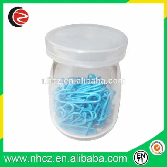 Customized 28MM office and school use blue color paper clip