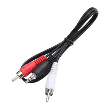 3.5mm Phono Plug to 2 RCA Male Adapter