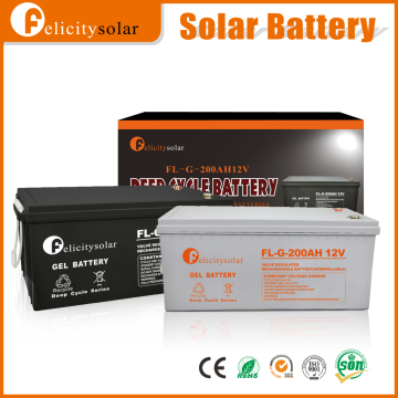 High performance deep cycle solar battery 200ah 12v for for Gambia