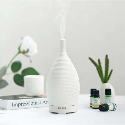 100ml Flower Vase White Ceramic Essential Oil Diffuser