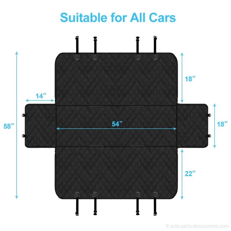 Matelas pour animaux de compagnie de tissu lavable confortable et confort