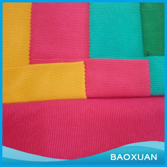 97%polyester 3%SP 2*2 rib fabric for non-such and casual pants