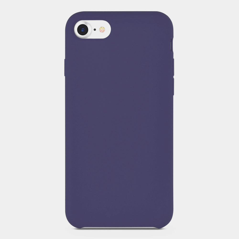 purple liquid silicone phone case