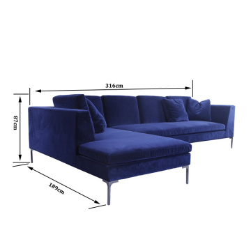 Современный тканевый диван Секционный угловой диван
