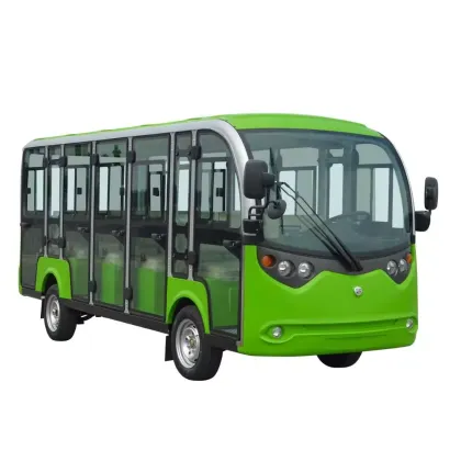 Custom 14-Passenger Electric Shuttle Bus with Heater and A/C
