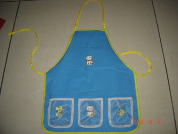 Kid's Garden Apron with Cat Printing