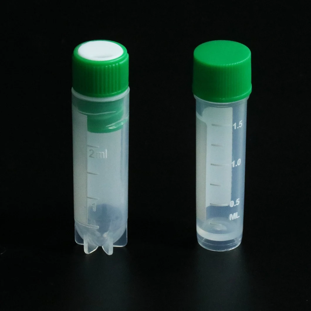 Tube siny 1 ml 1,5 ml 2 ml 5 ml de tubes à essai congelés en plastique de laboratoire polypropilène 5 ml