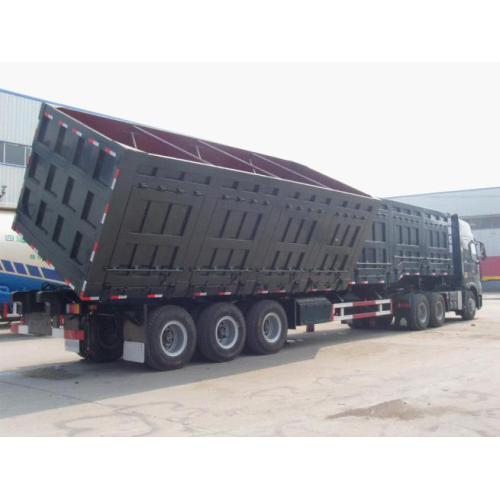 3 Axle side wall tipper semi Dump Trailer