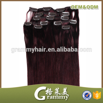 No tangle no shed factory wholesale cheap synthetic cheap kinky curly clip in hair extension