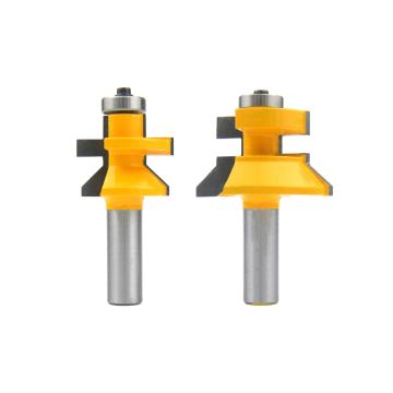 2PC 12MM 1/2 SHANK Router Bits Set for Wood Tenon Joints