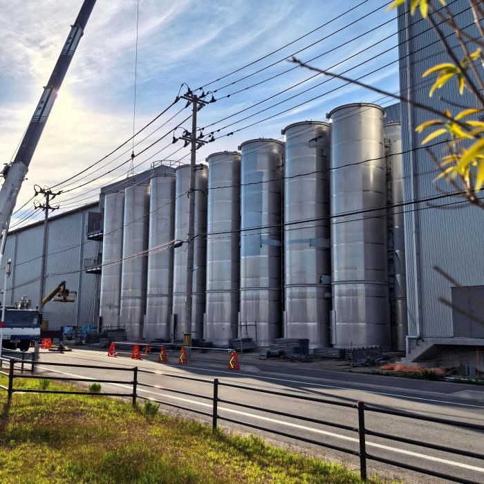 Silo Penyimpanan Volume Besar Untuk Penyimpanan Pelet