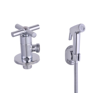 Hot Sale South America Brass Toilet Angle Valve with Shower Sets