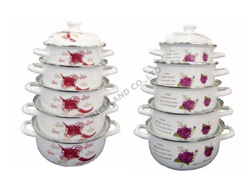 enamel pot set