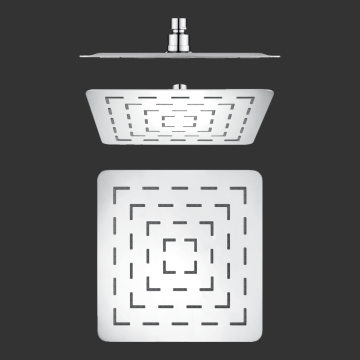 Wifi Pattern Design SUS304 Square Shower Head