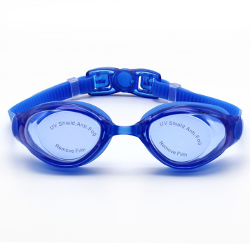 Silicone Professional Swim Glasses - Unisex Swimming Goggles with Case