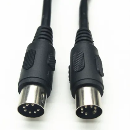 Dual Male 5-Pin MIDI Audio Extension Cable
