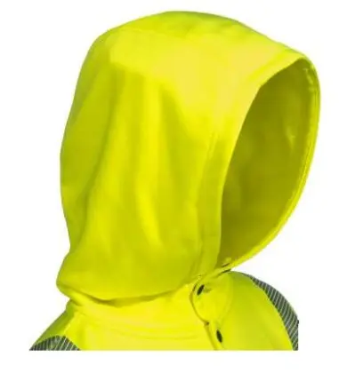 Hi-Viz Yellow Tech Double Thick Pullover Sweatshirt